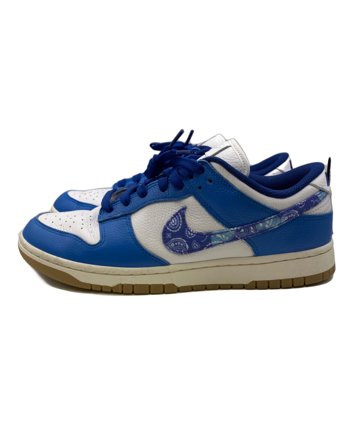 中古・古着通販】NIKE (ナイキ) DUNK LOW ホワイト×ブルー サイズ:27 