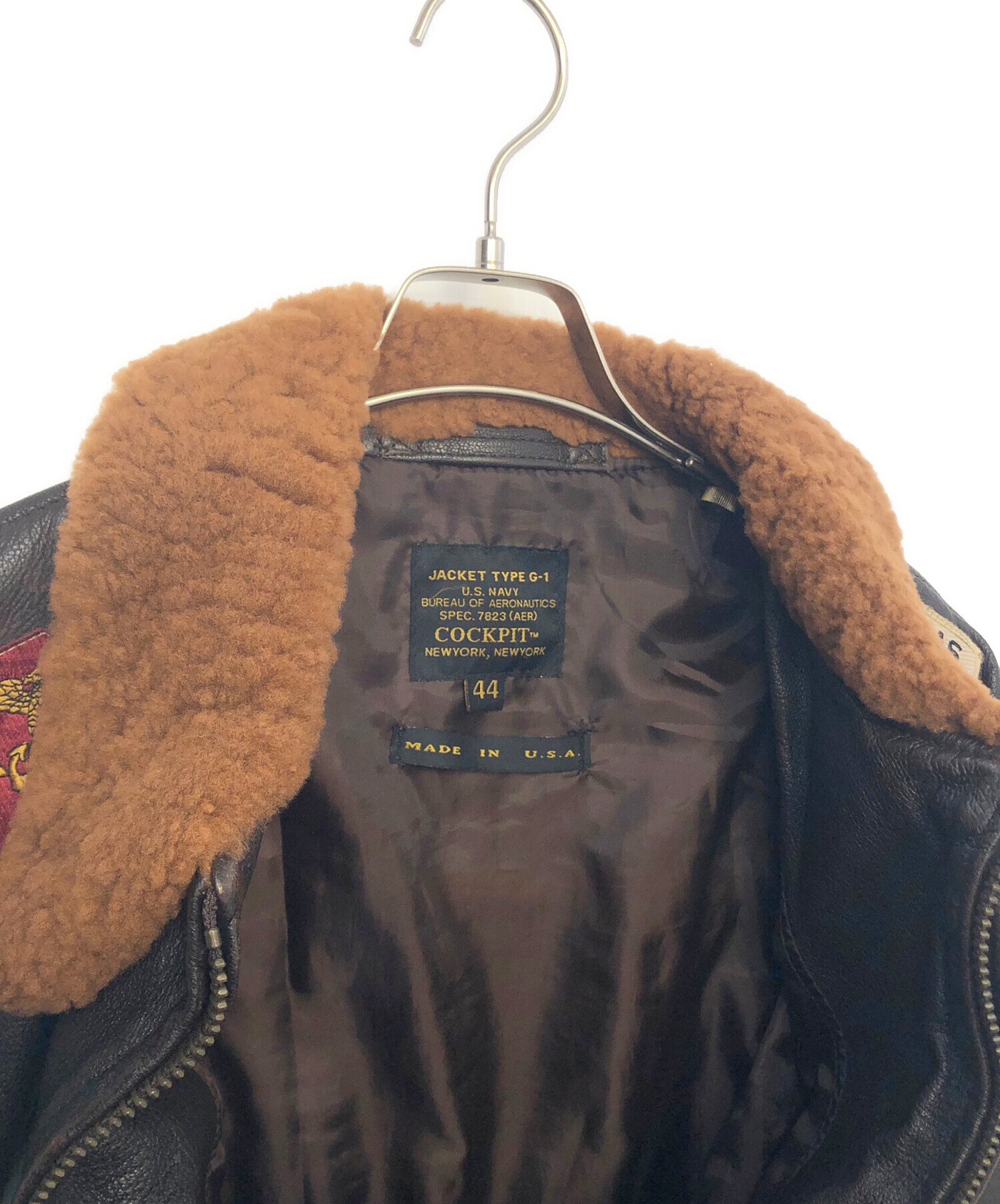 中古・古着通販】COCKPIT (コックピット) G-1レザージャケット