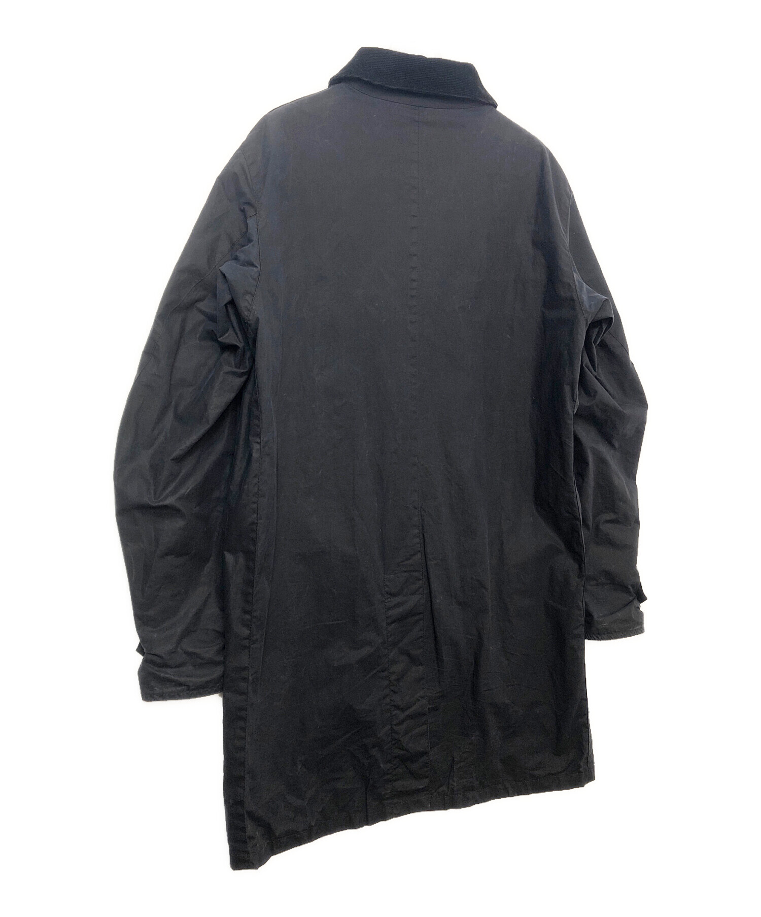 中古・古着通販】Barbour (バブアー) ステンカラーコート ネイビー