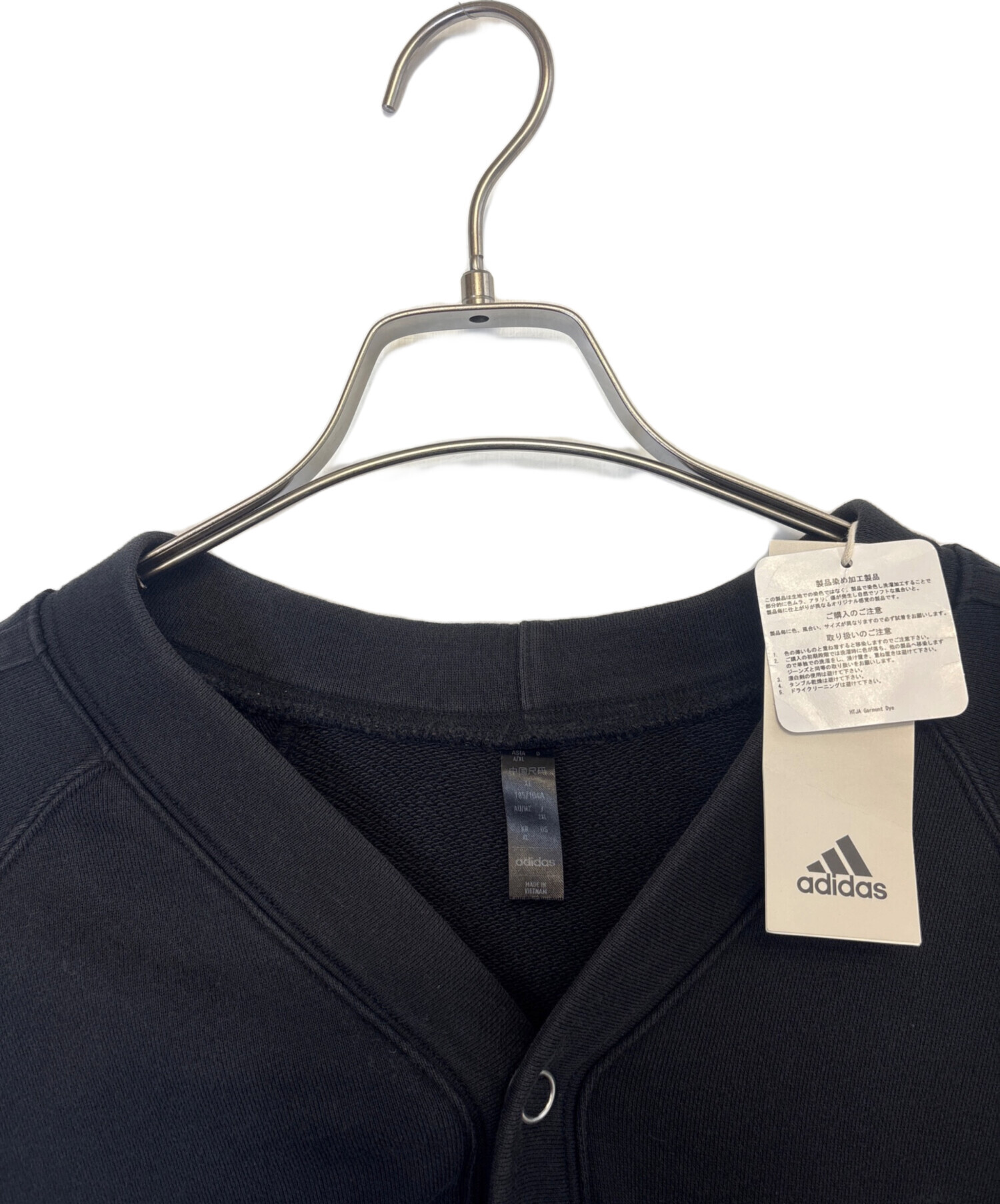 中古・古着通販】adidas (アディダス) スナップボタンスウェット