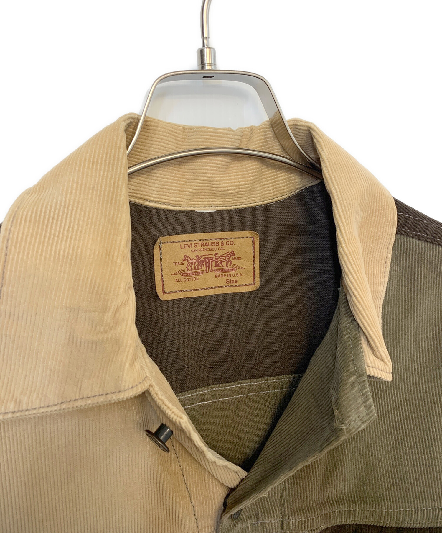 中古・古着通販】LEVI'S (リーバイス) パッチワークデニムジャケット