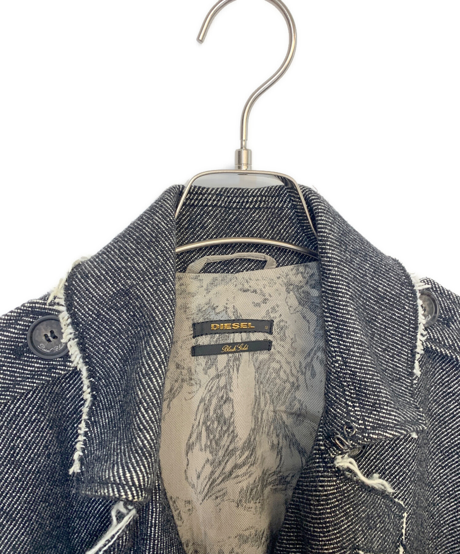 中古・古着通販】DIESEL (ディーゼル) ジャケット ダークグレー サイズ 