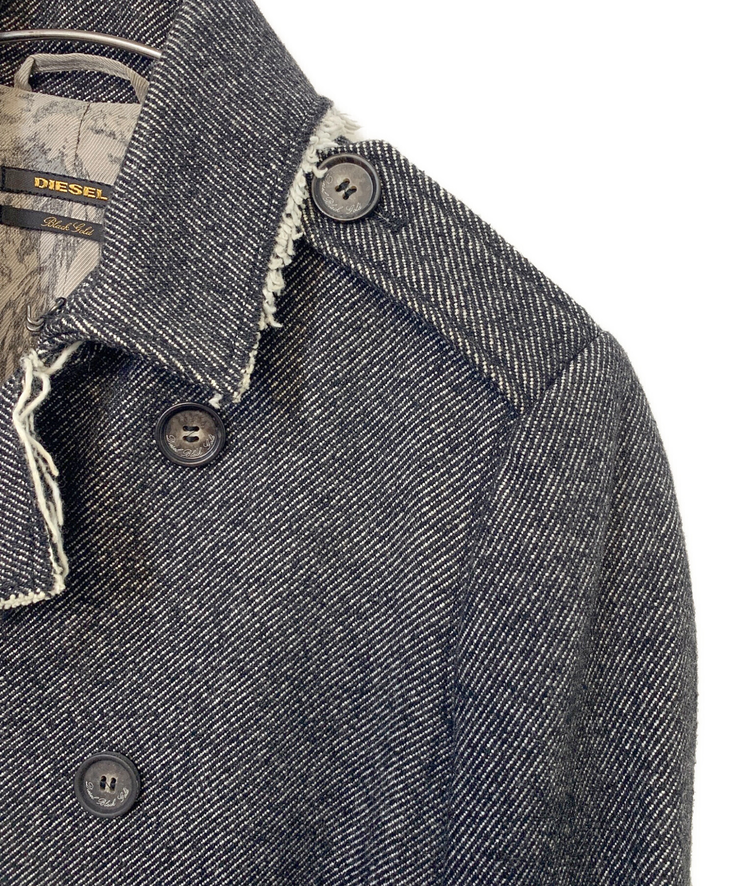 中古・古着通販】DIESEL (ディーゼル) ジャケット ダークグレー サイズ 