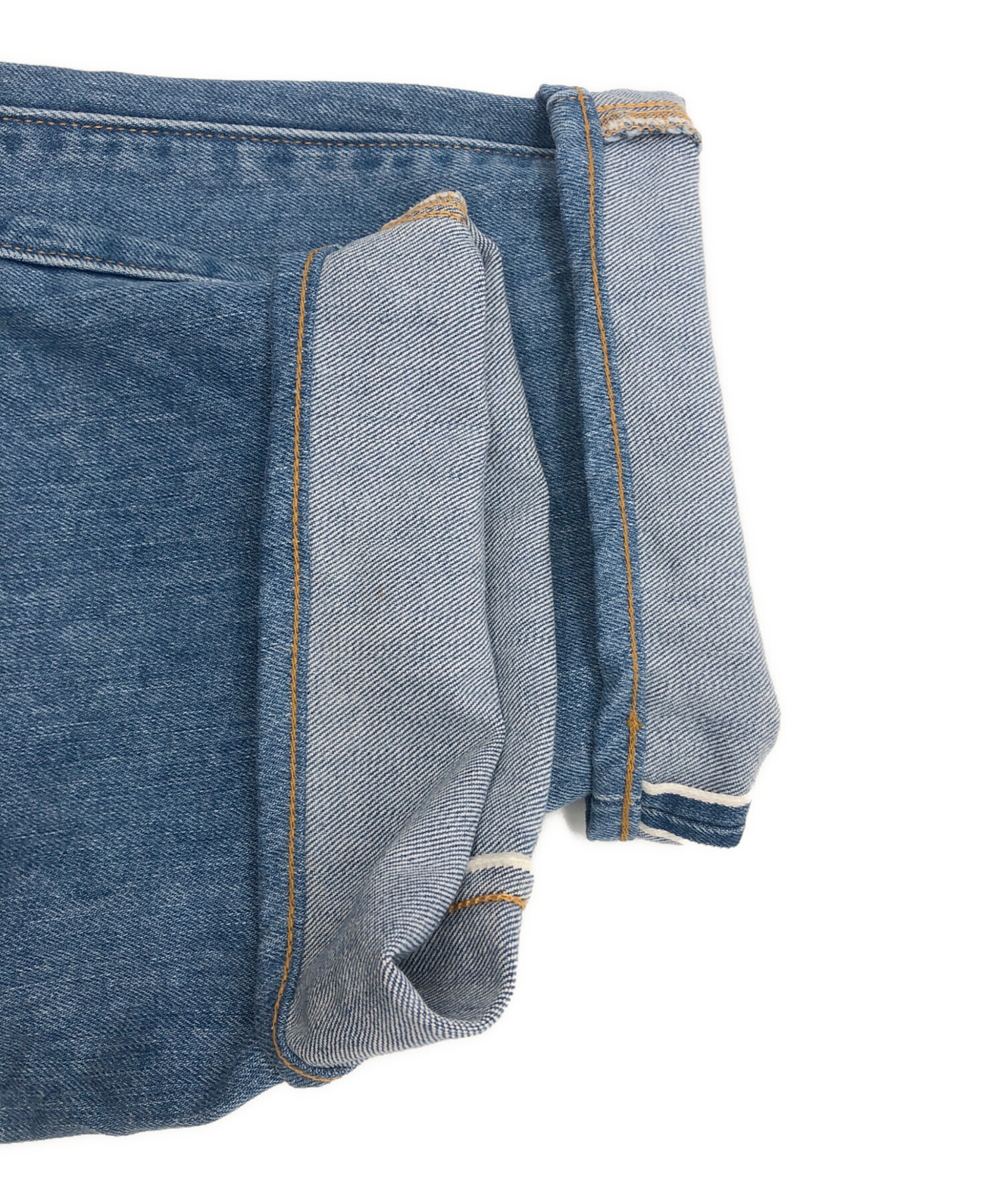 中古・古着通販】CIOTA (シオタ) 本藍ストレートデニムパンツ ブルー