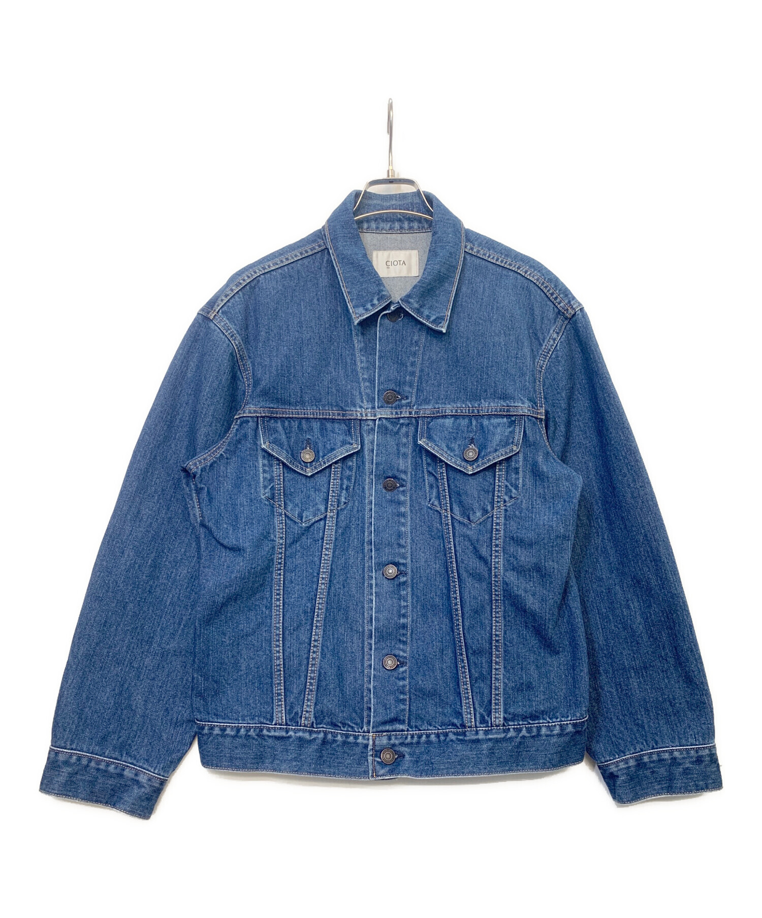 中古・古着通販】CIOTA (シオタ) デニムジャケット ブルー サイズ:42 