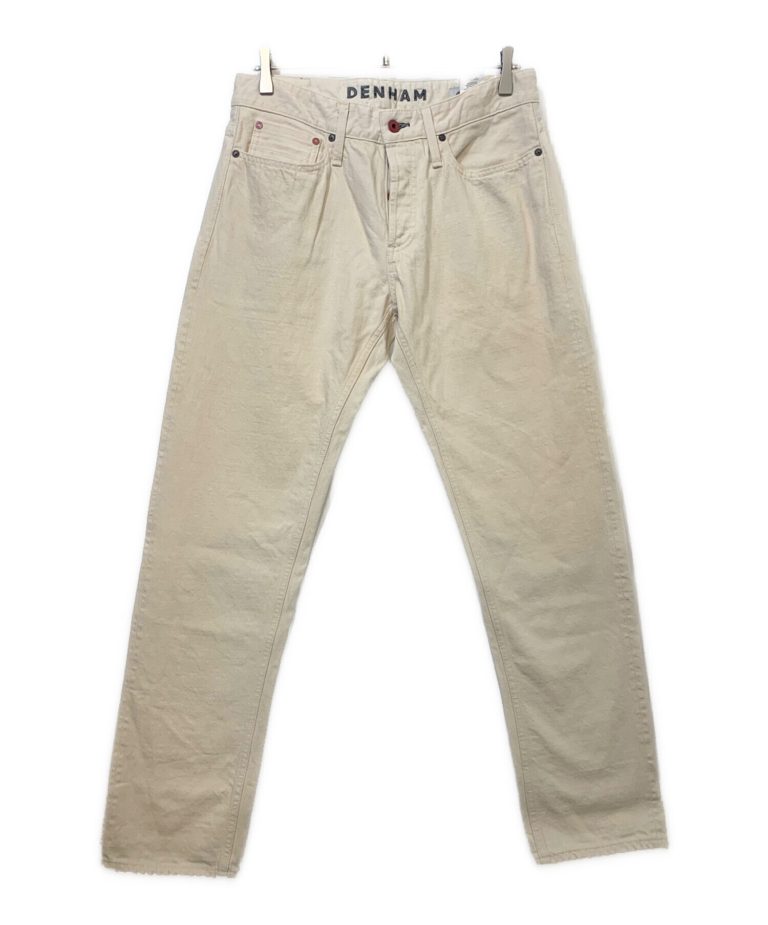 中古・古着通販】Denham (デンハム) ホワイトデニムパンツ ホワイト 