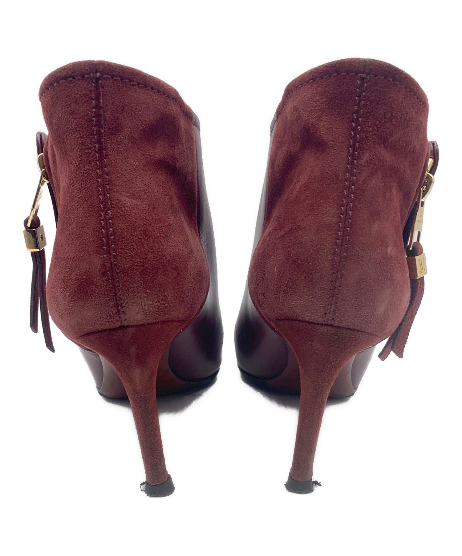 中古・古着通販】LOUIS VUITTON (ルイ ヴィトン) ブーティ ボルドー