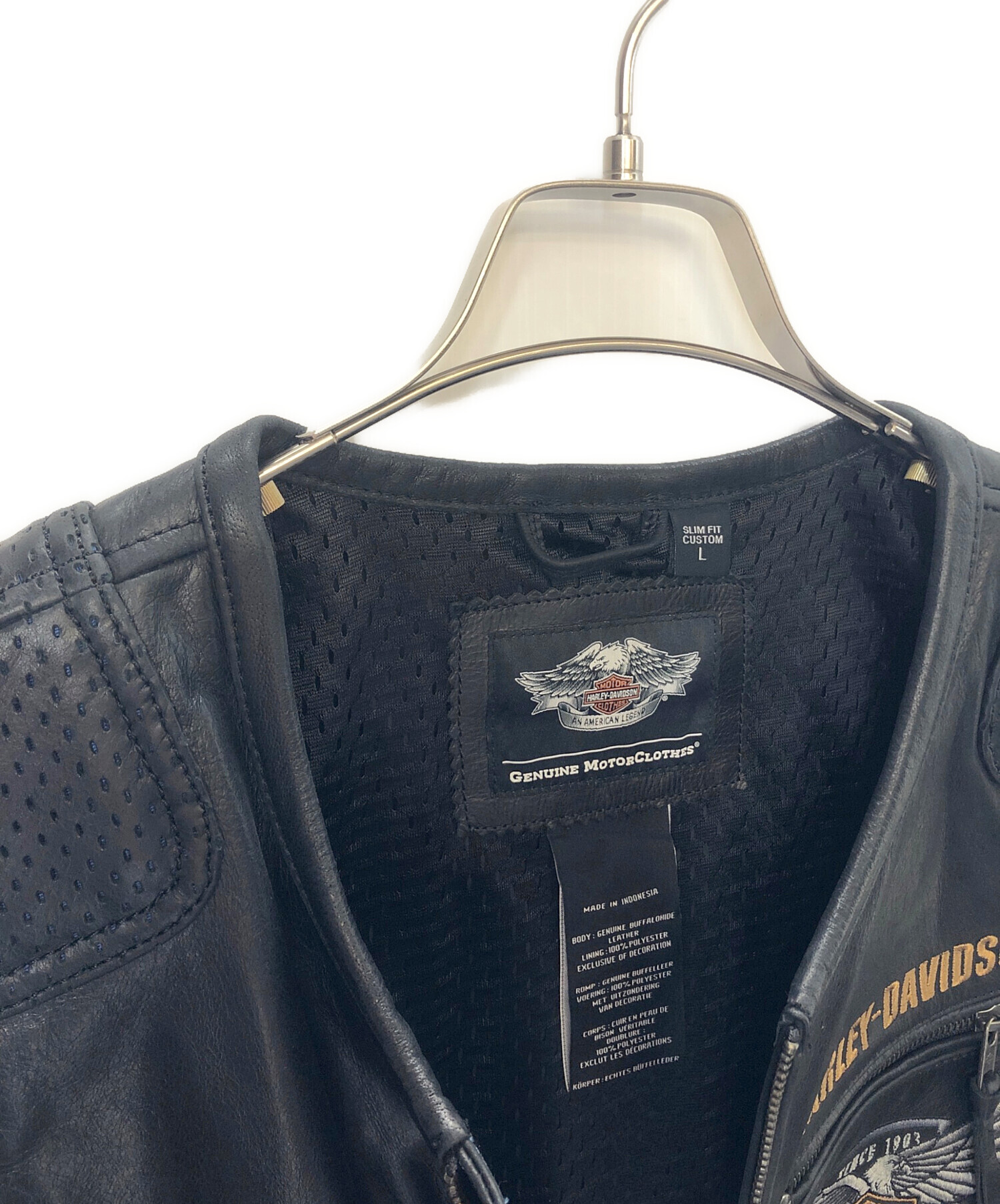 中古・古着通販】HARLEY-DAVIDSON (ハーレーダビッドソン) レザー