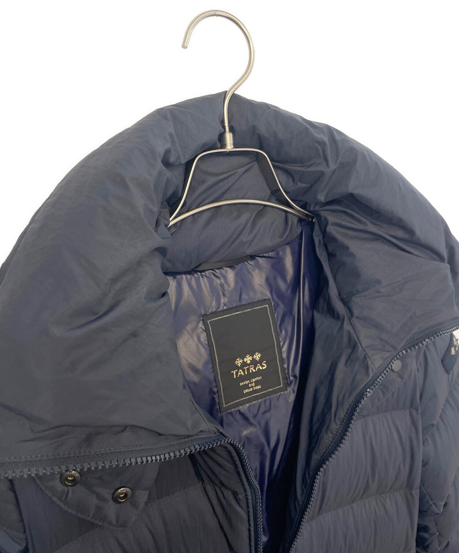 中古・古着通販】TATRAS (タトラス) サブリナダウンコート ネイビー