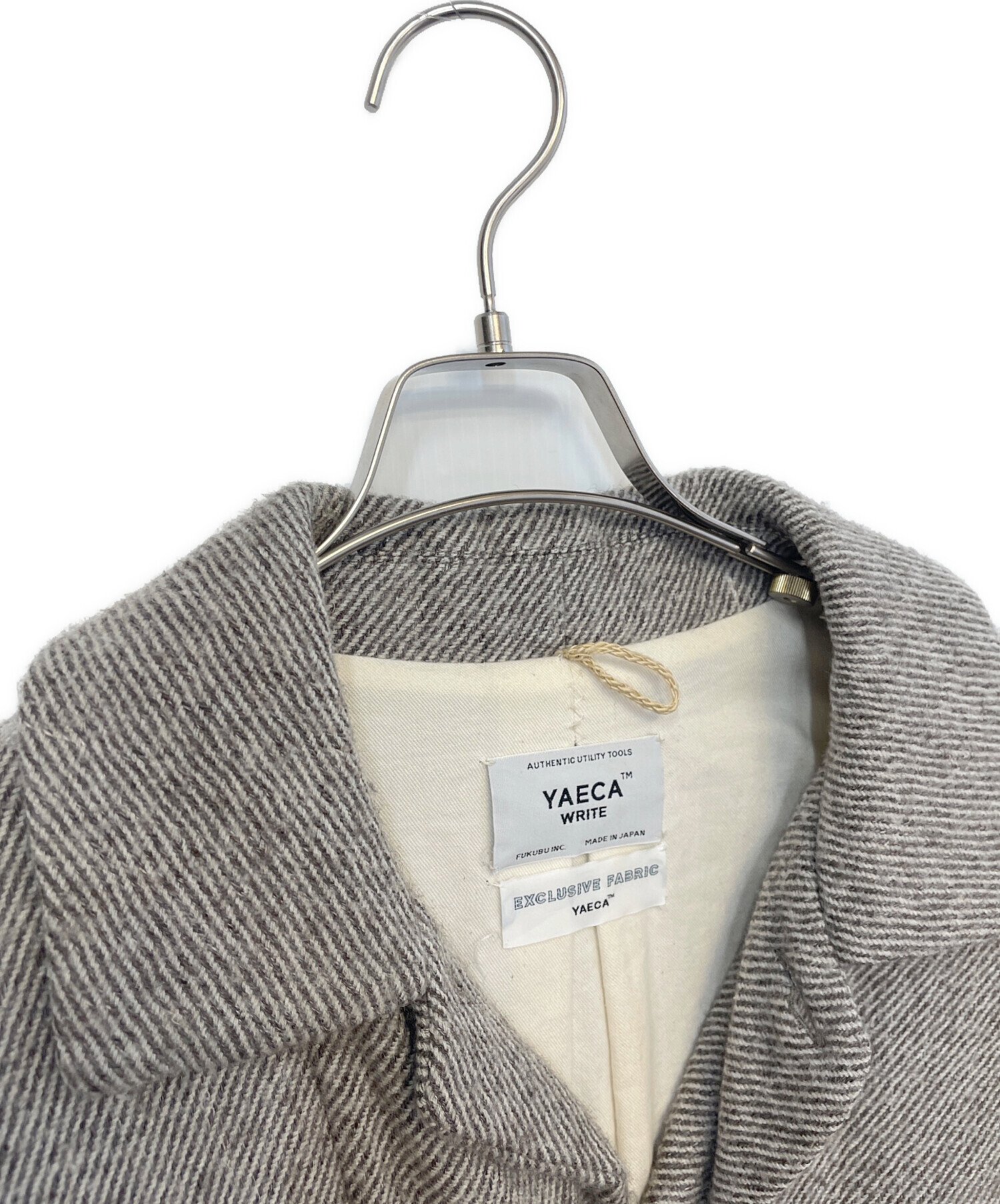 中古・古着通販】YAECA (ヤエカ) ウールコート グレー サイズ:M