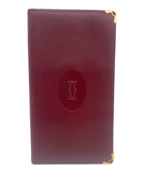 中古・古着通販】Cartier (カルティエ) 長財布 ボルドー｜ブランド