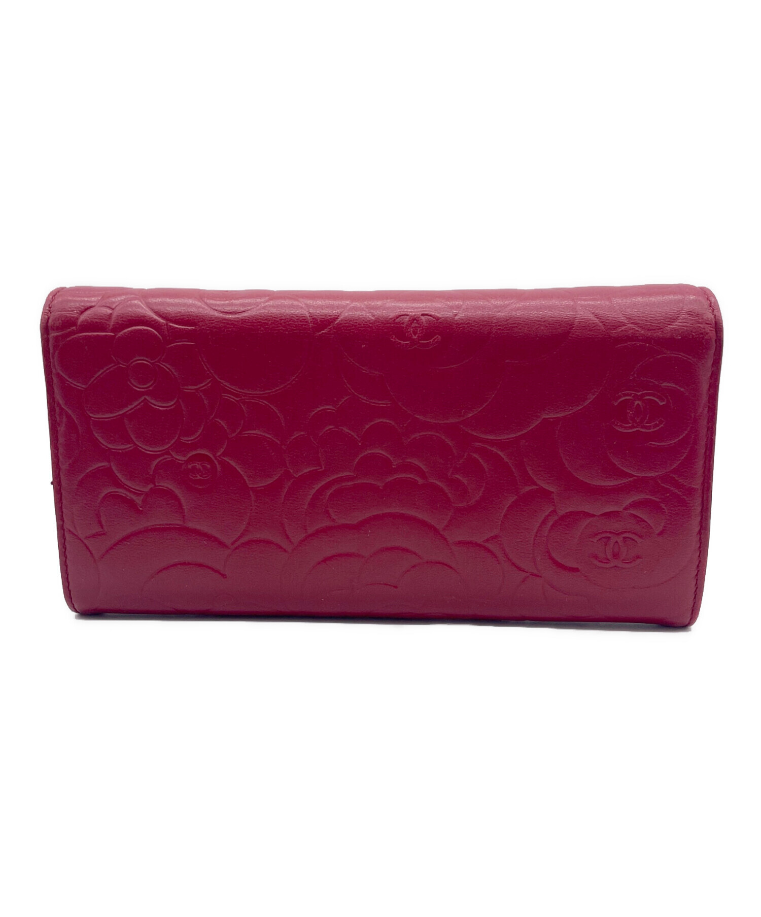 中古・古着通販】CHANEL (シャネル) 長財布 ボルドー｜ブランド・古着