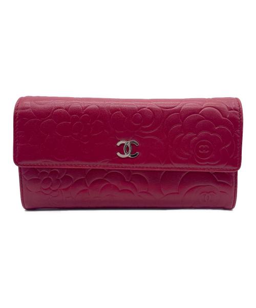 CHANEL エナメル長財布 ボルドー系 【公式通販】