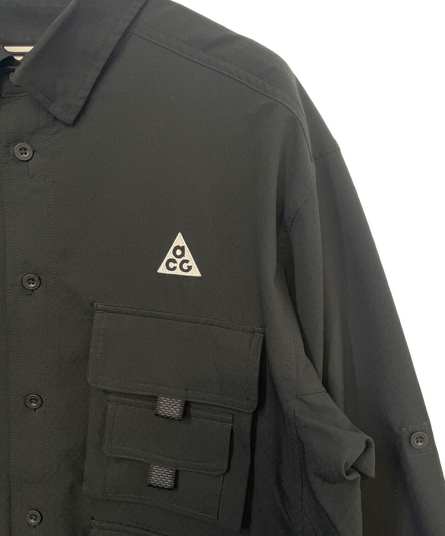 中古・古着通販】NIKE ACG (ナイキエージーシー) 長袖シャツ ブラック 