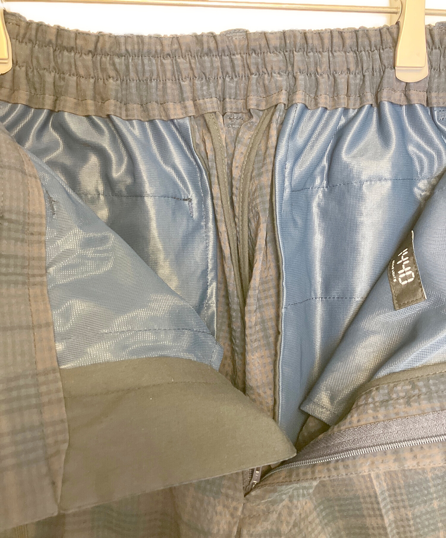 未使用品　BEAMS F ビームスエフ　シアサッカーパンツ 中古・古着通販】BEAMS (ビームス) シアサッカーパンツ ネイビー