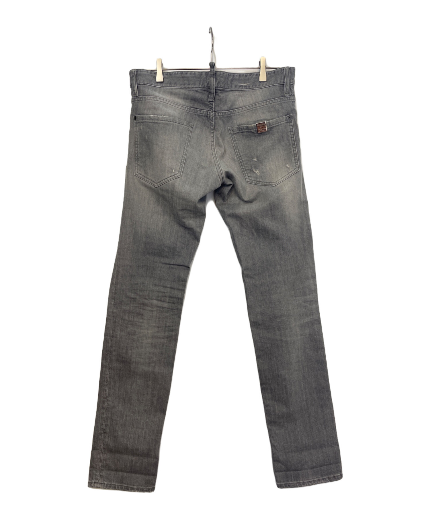DSQUARED2 46 グレー DSQUARED2 グレー スキニーデニム 46｜DSQUARED2 グレー スキニー