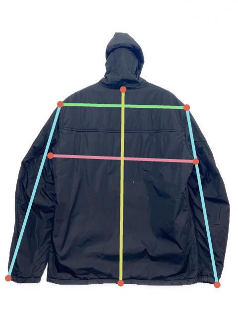 中古・古着通販】PRADA (プラダ) 中綿ジャケット ブラック サイズ:L