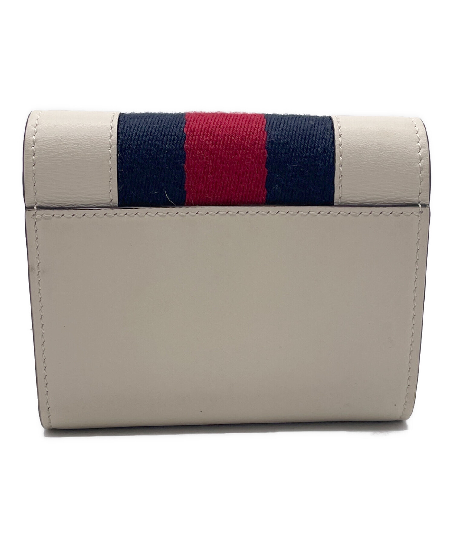 GUCCI グッチ 三つ折り財布 白 レディース⁄ブランドバッグ GUCCI