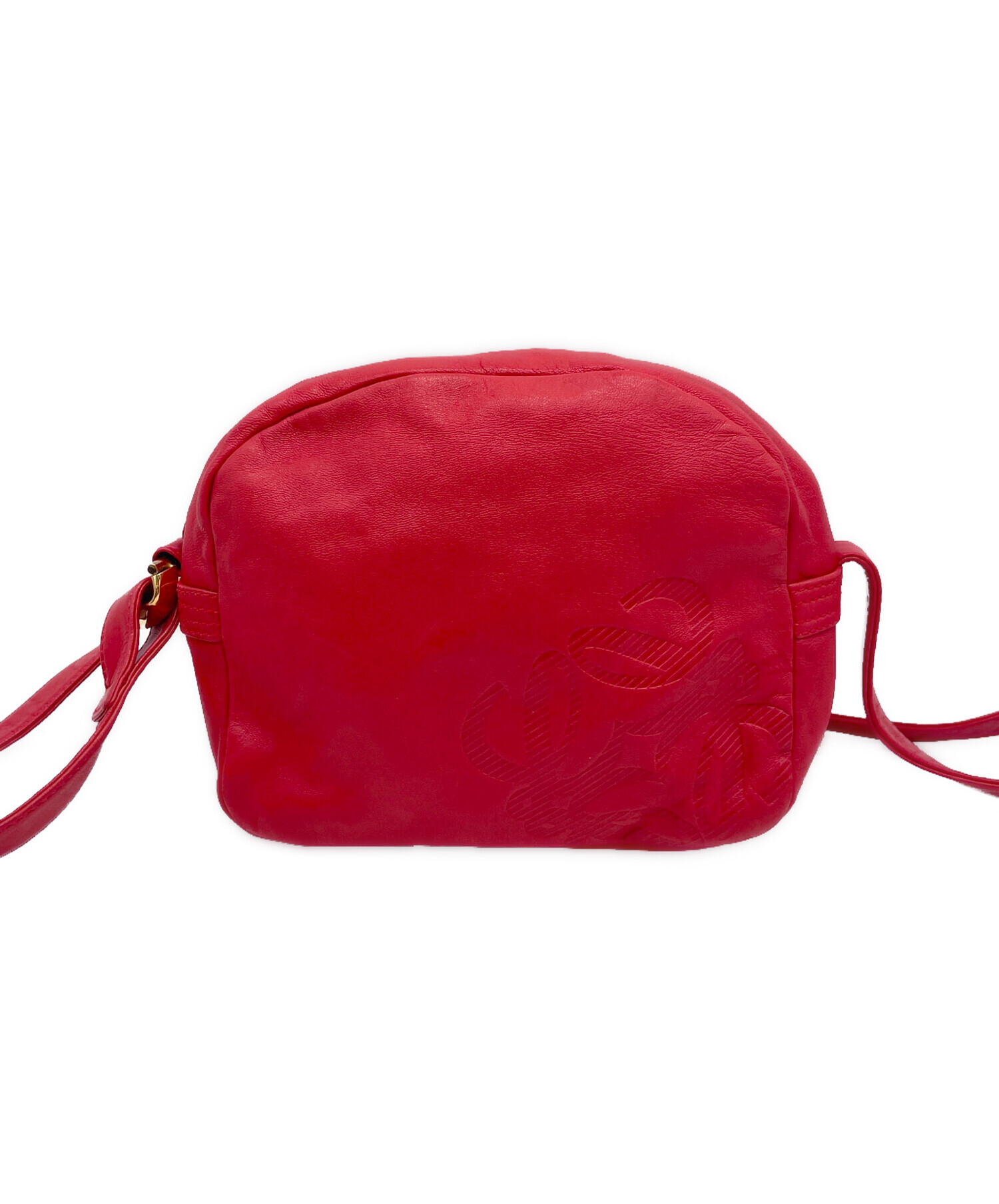 中古・古着通販】LOEWE (ロエベ) ショルダーバッグ レッド｜ブランド 