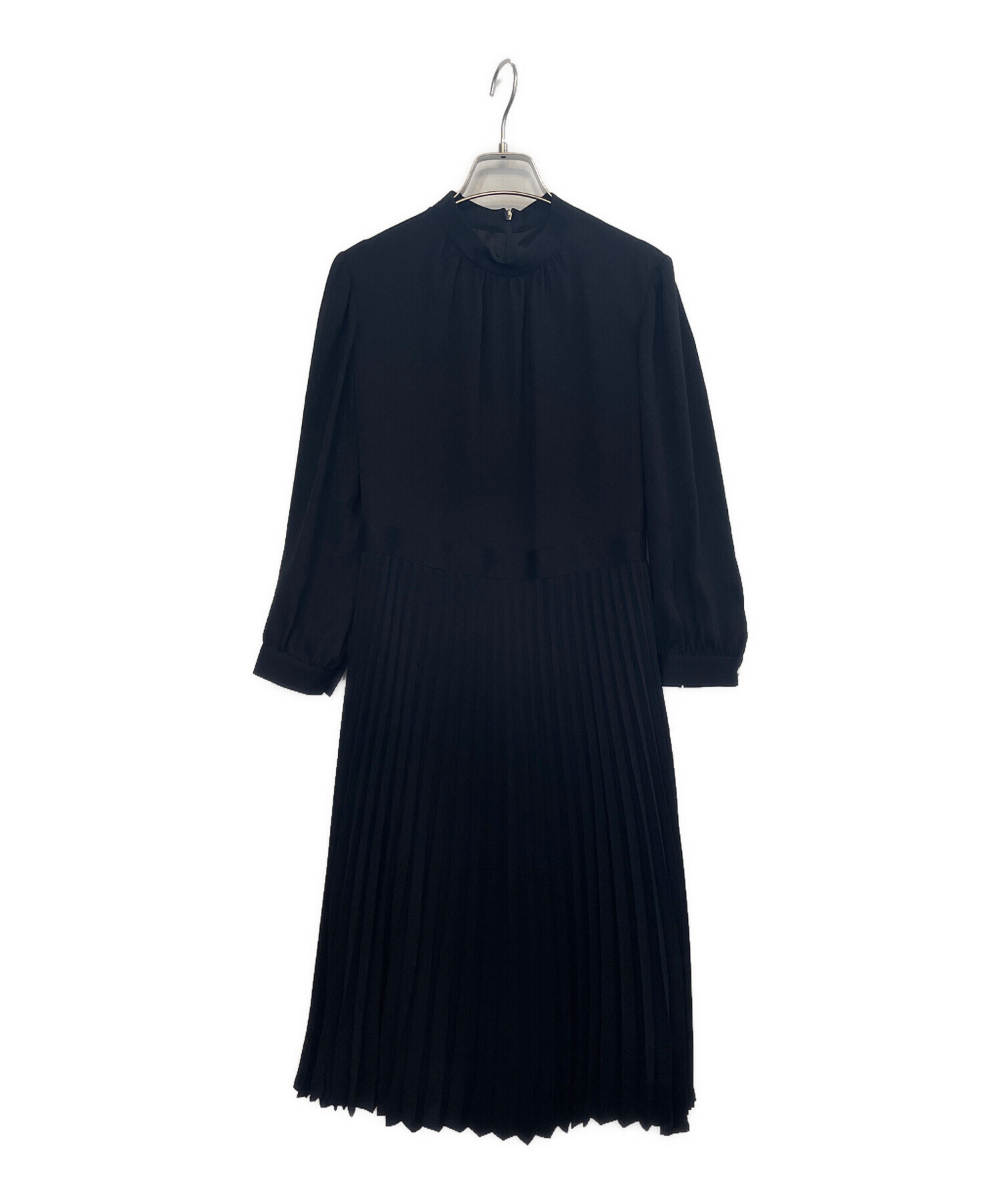 中古・古着通販】23区 (ニジュウサンク) 長袖ワンピース ブラック 