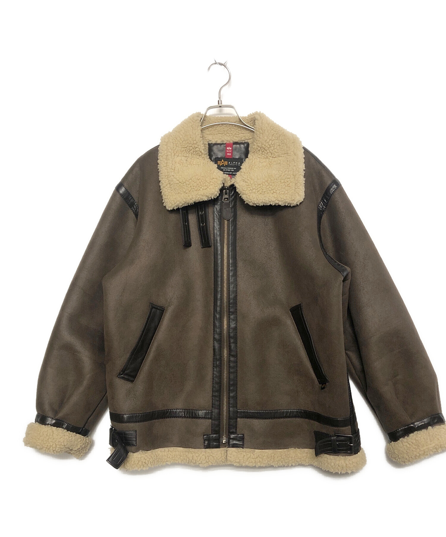 ❤️ALPHA B-3 ブルゾン ブラウン❤️ alpha industries B-3 フライト