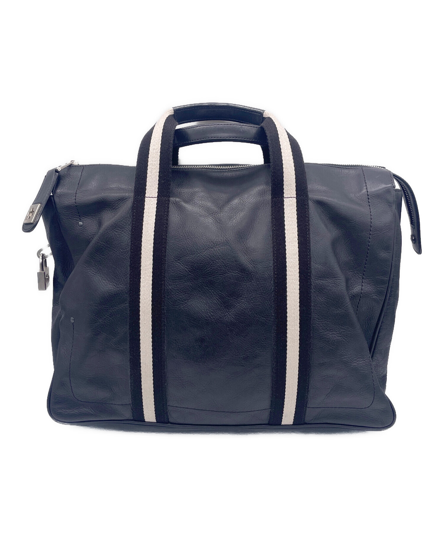 BALLY ネイビー レザー ビジネスバッグ Amazon.co.jp: バリー BALLY 2WAY ブリーフケース ビジネス