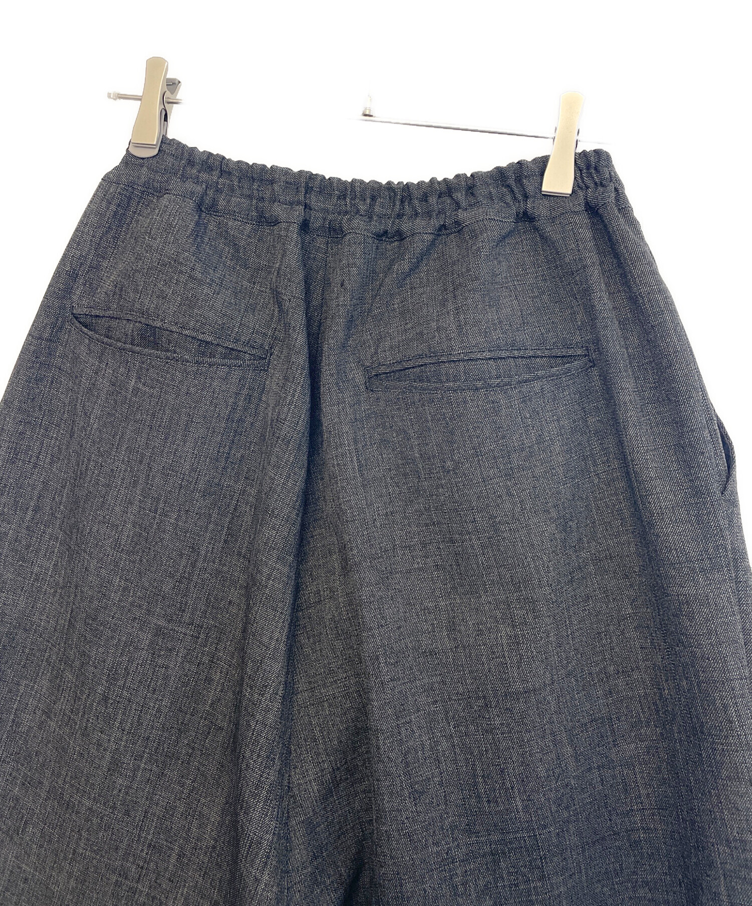 中古・古着通販】gomme homme (ゴム オム) ワイドパンツ ダークグレー