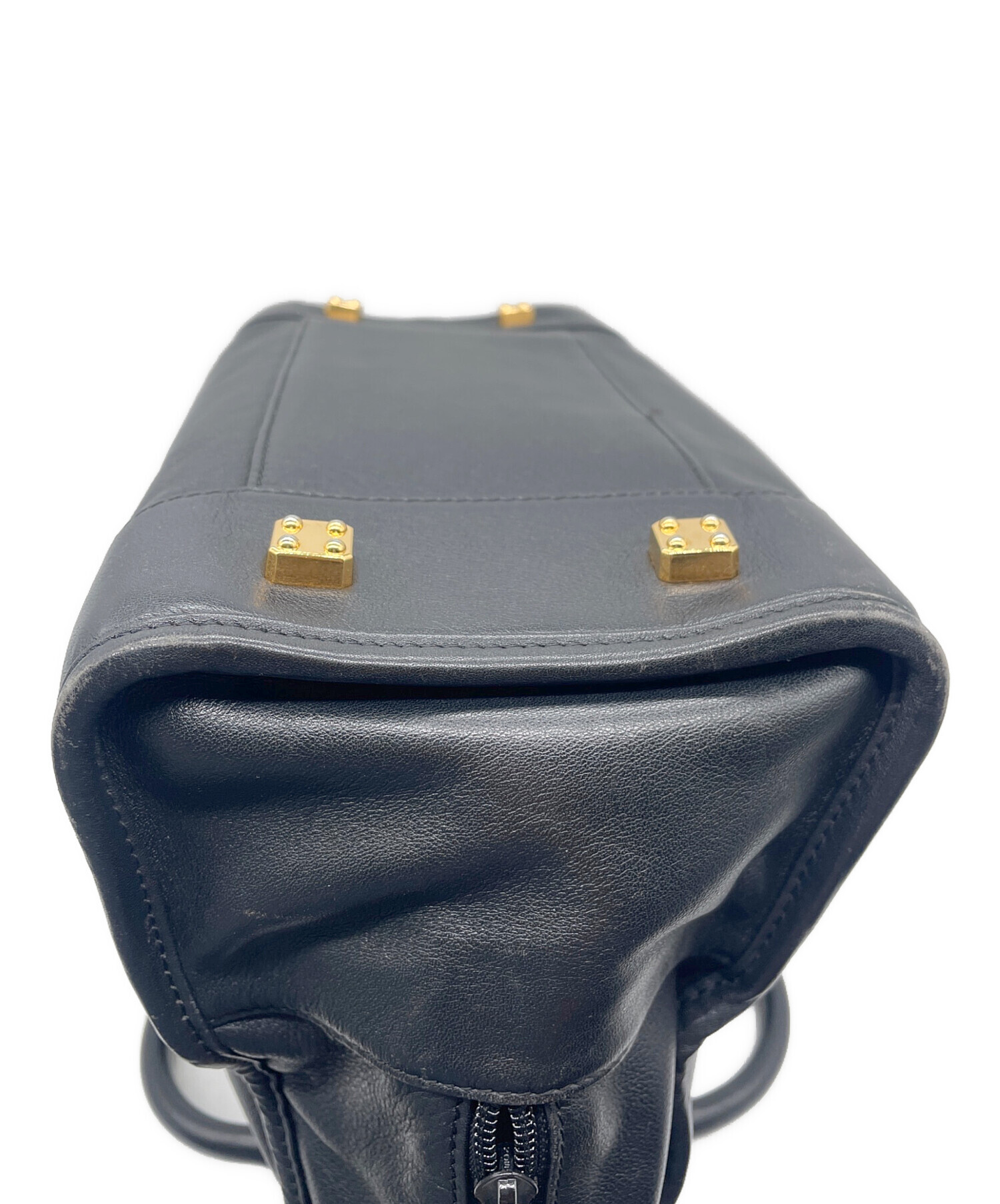 中古・古着通販】LOEWE (ロエベ) ミニボストンバッグ ブラック