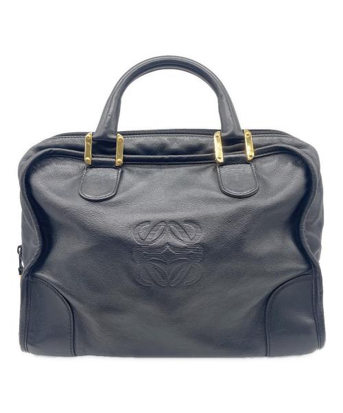 中古・古着通販】LOEWE (ロエベ) ミニボストンバッグ ブラック