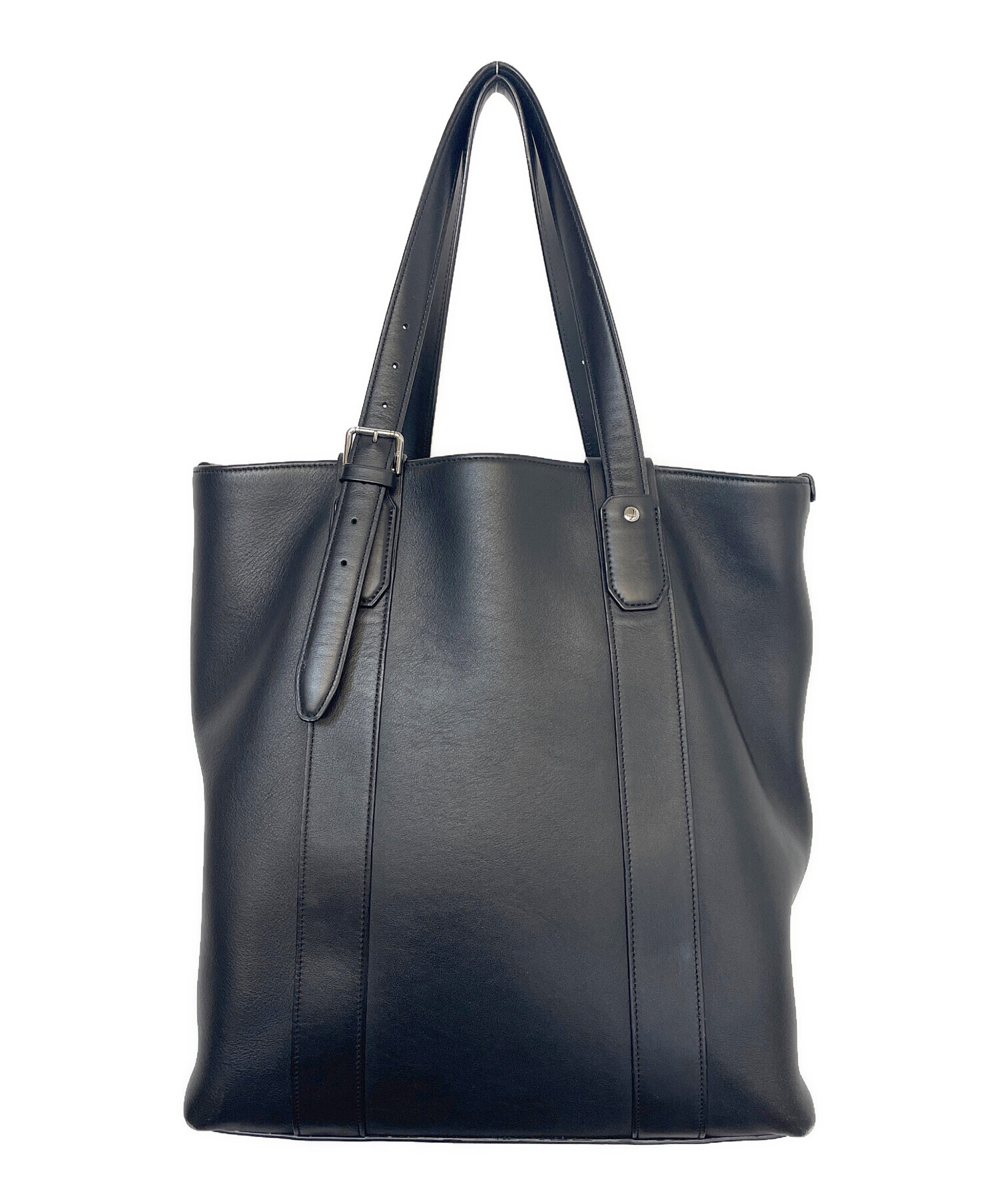 中古・古着通販】dunhill (ダンヒル) レザートートバッグ ブラック 