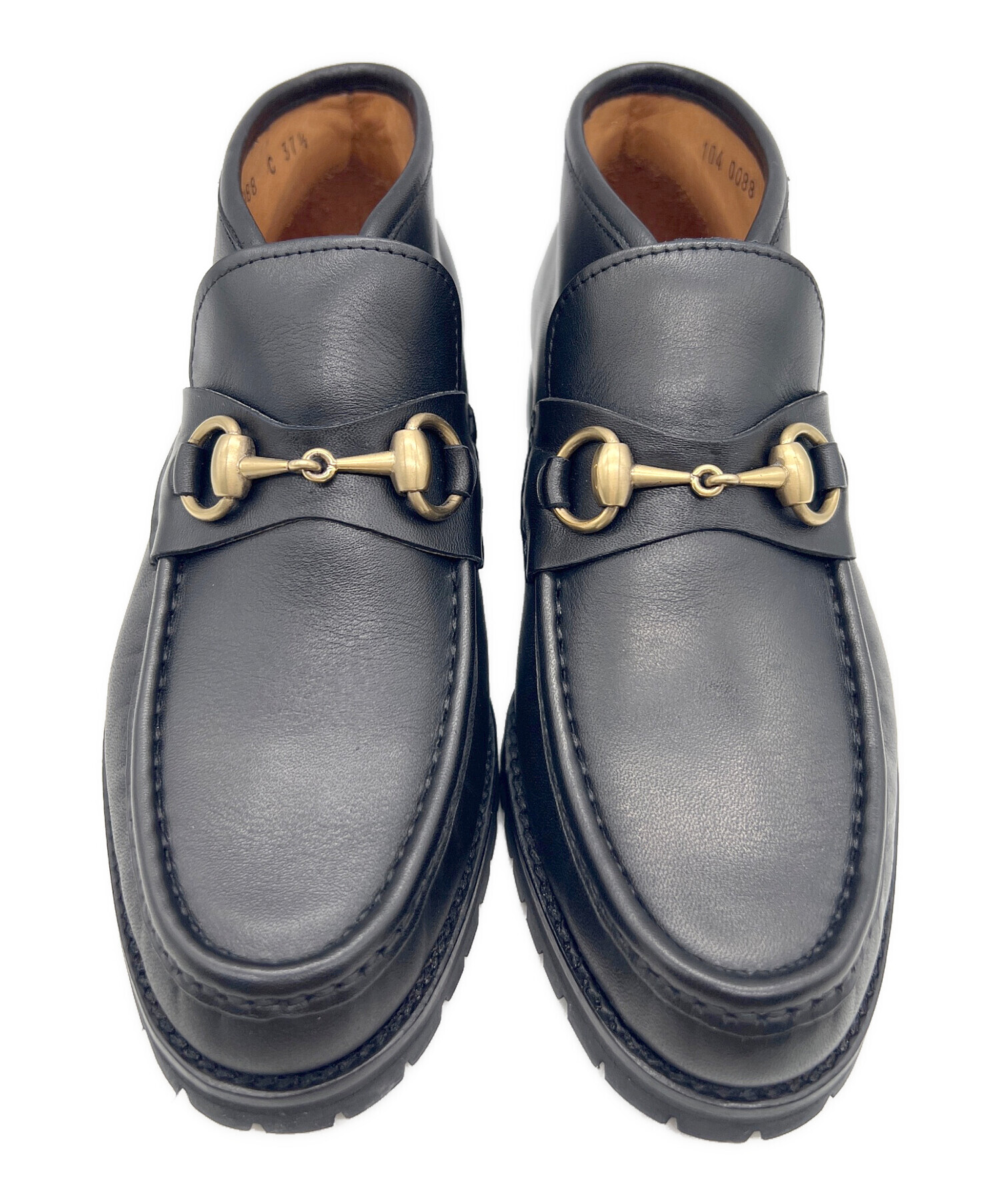 GUCCI グッチ　モカシン　革靴 GUCCI - グッチ GUCCI ローファー モカシン シューズ ホース