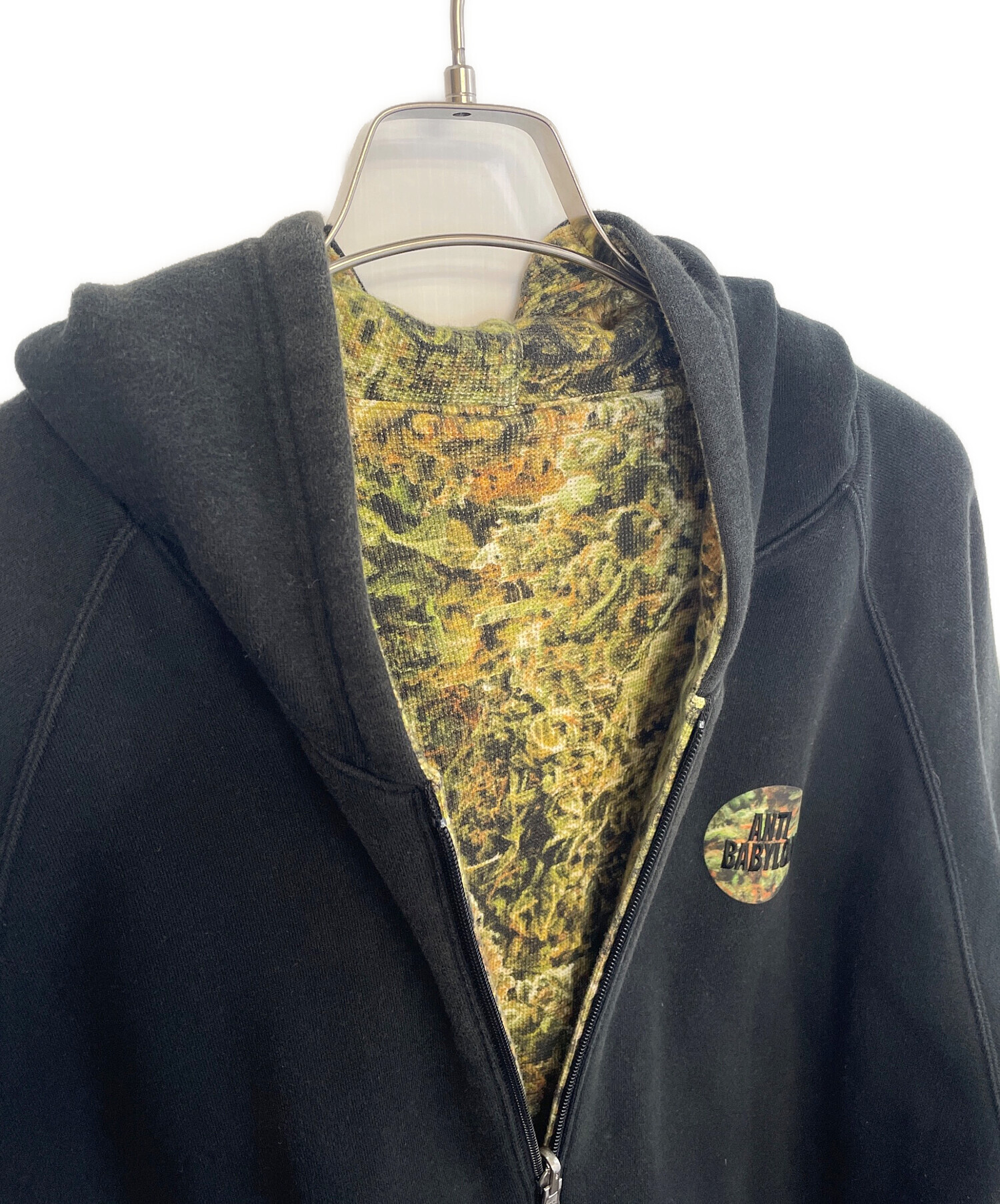 中古・古着通販】NITRAID (ナイトレイド) ジップパーカー ブラック