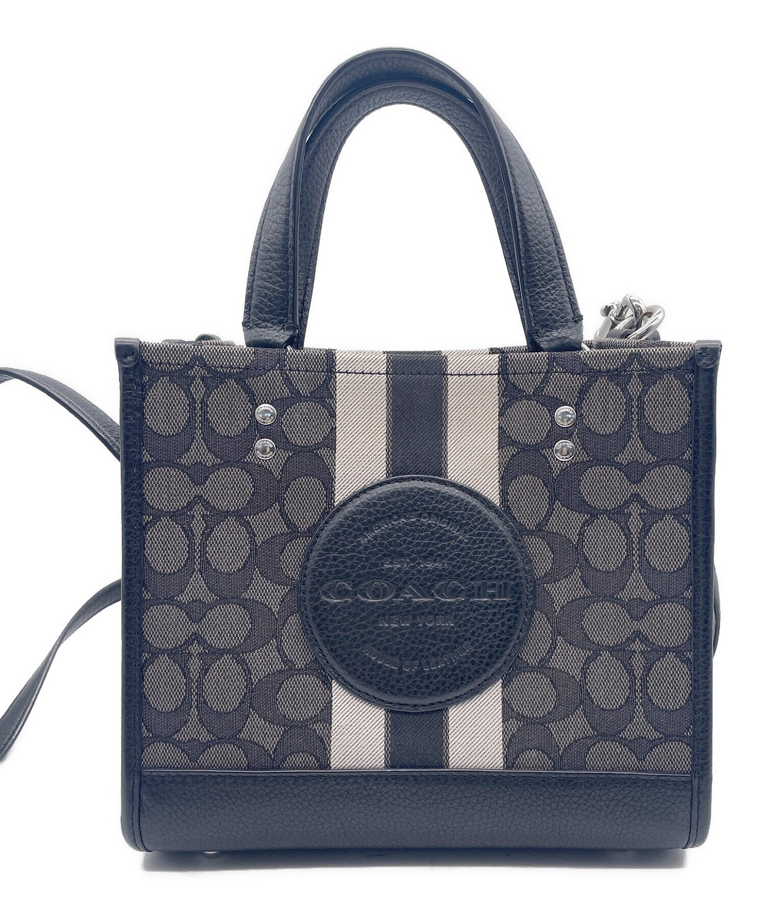 中古・古着通販】COACH (コーチ) 2WAYショルダーバッグ ブラック