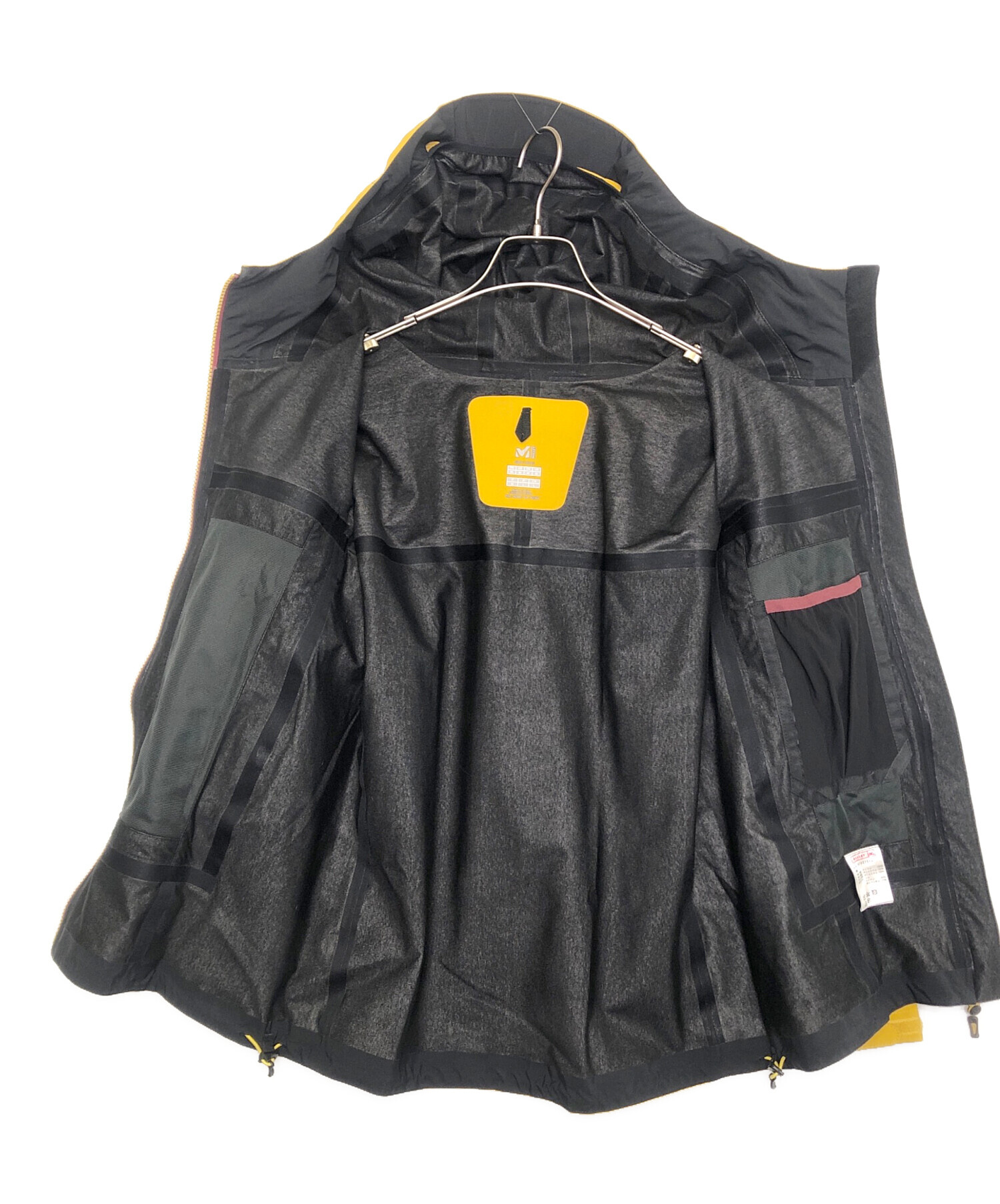 中古・古着通販】MILLET (ミレー) レインジャケット イエロー サイズ:L
