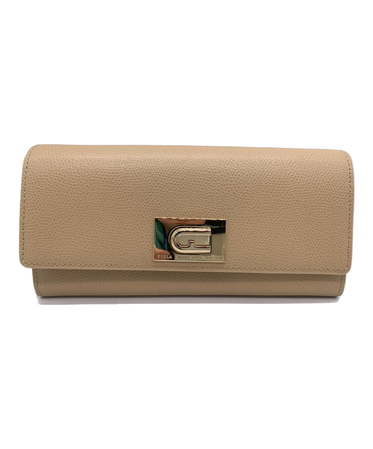中古・古着通販】FURLA (フルラ) 長財布 ベージュ｜ブランド・古着通販