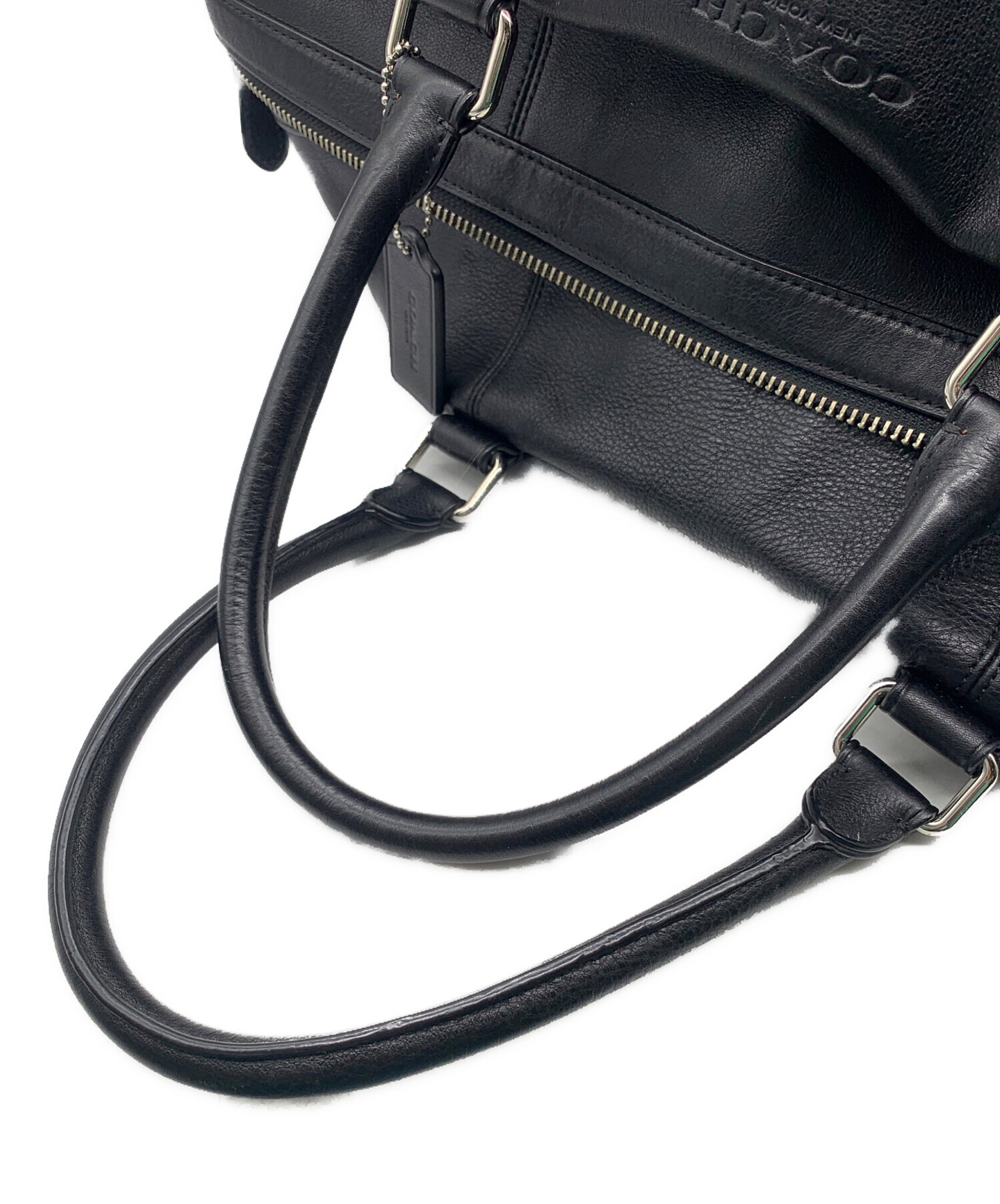 中古・古着通販】COACH (コーチ) ミニボストンバッグ ブラック