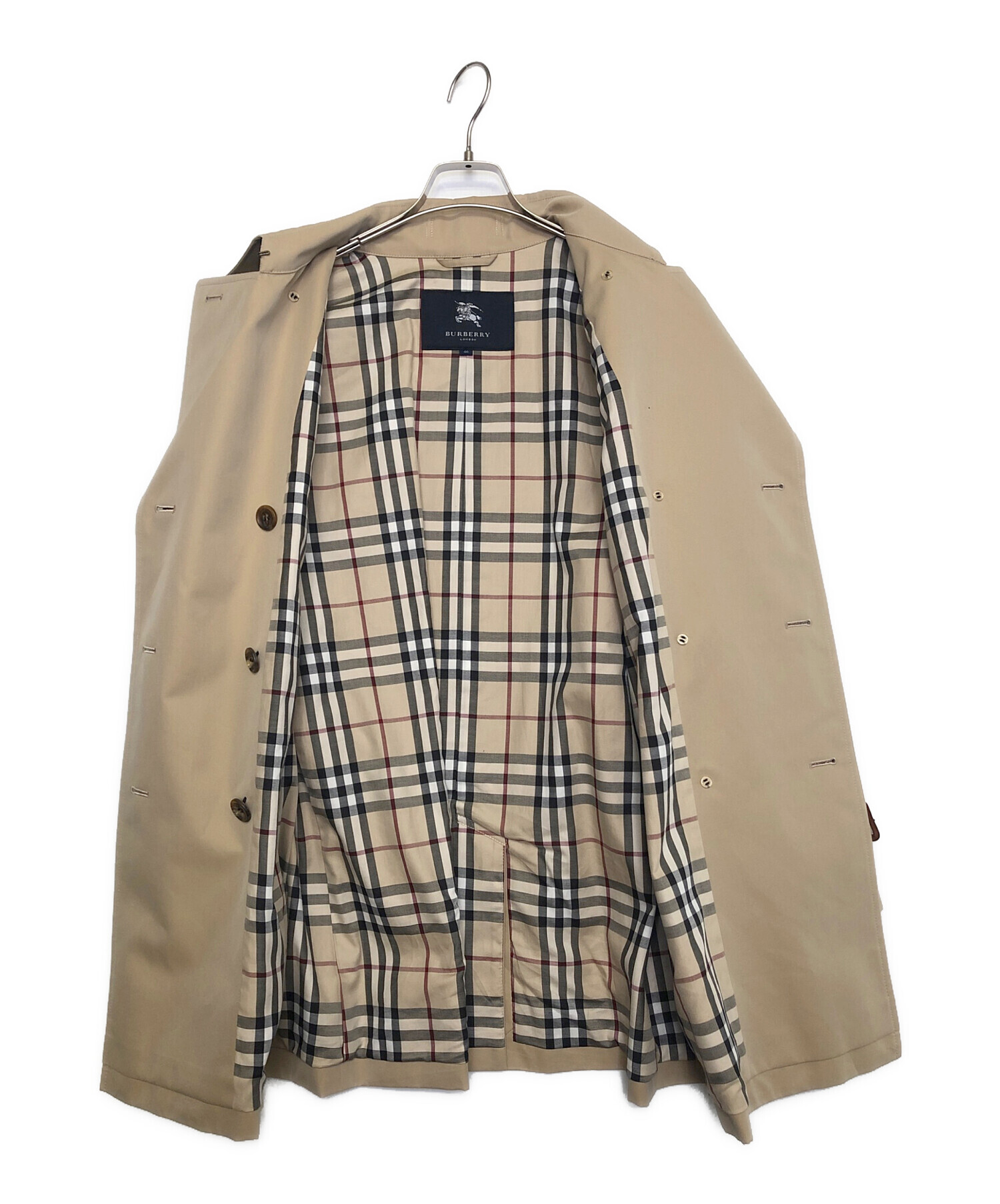 【新品未使用】BURBERRY トレンチコート ベージュ 46 ※タグ付き 中古・古着通販】BURBERRY (バーバリー) トレンチコート ベージュ