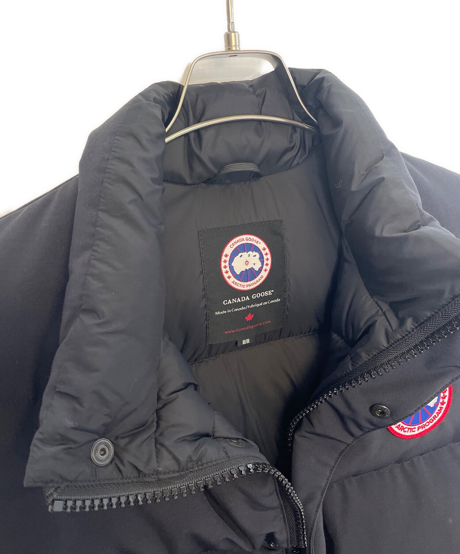 中古・古着通販】CANADA GOOSE (カナダグース) ダウンベスト ブラック 