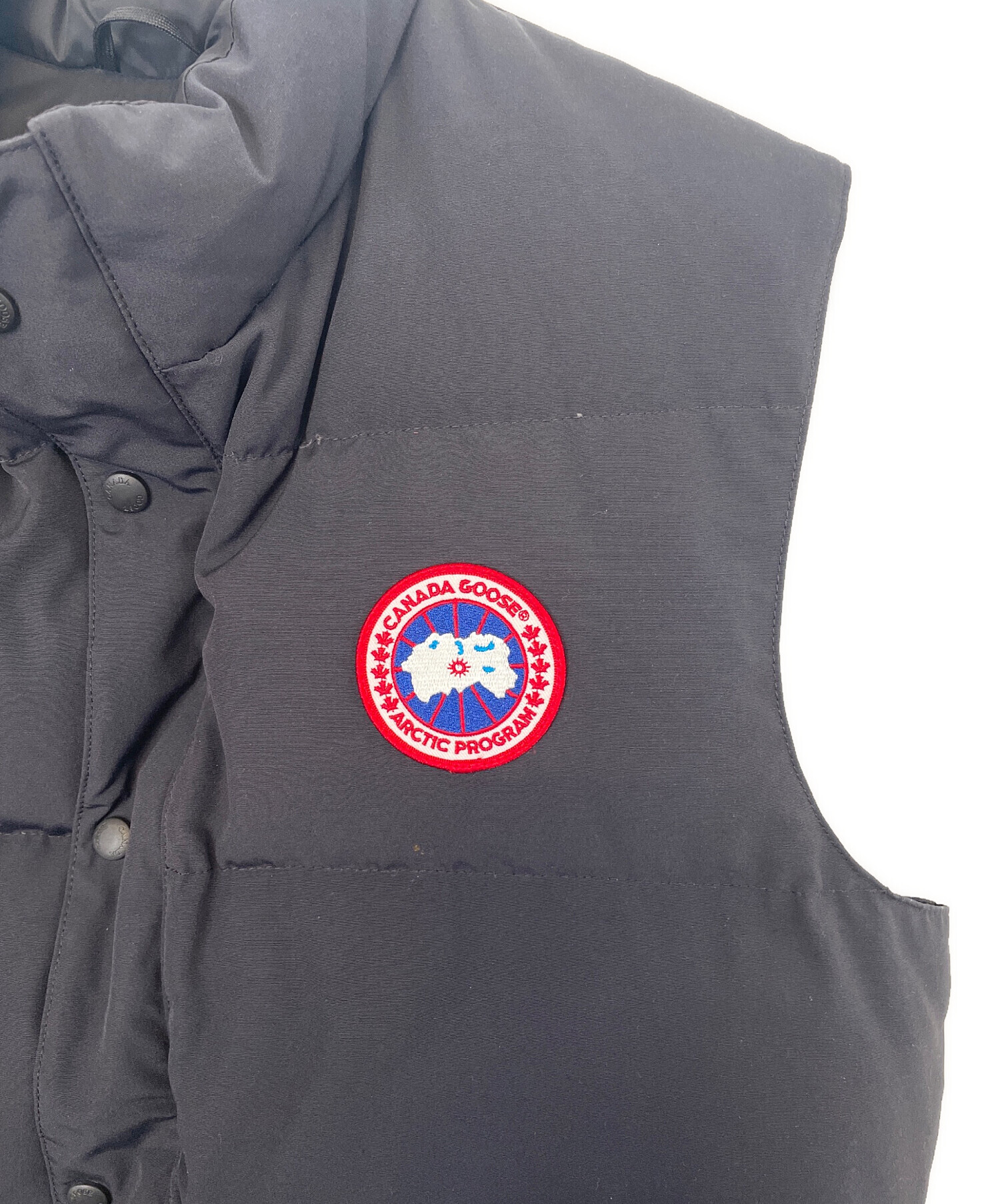 中古・古着通販】CANADA GOOSE (カナダグース) ダウンベスト ブラック 