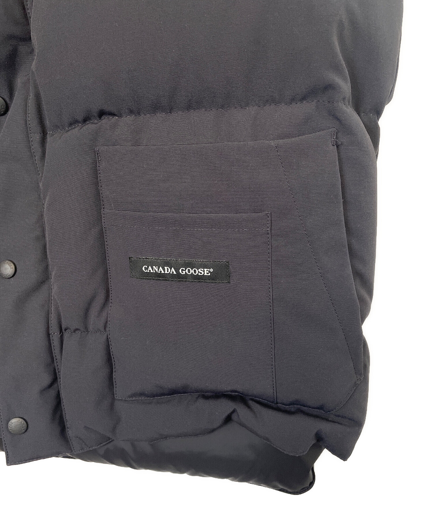 中古・古着通販】CANADA GOOSE (カナダグース) ダウンベスト ブラック