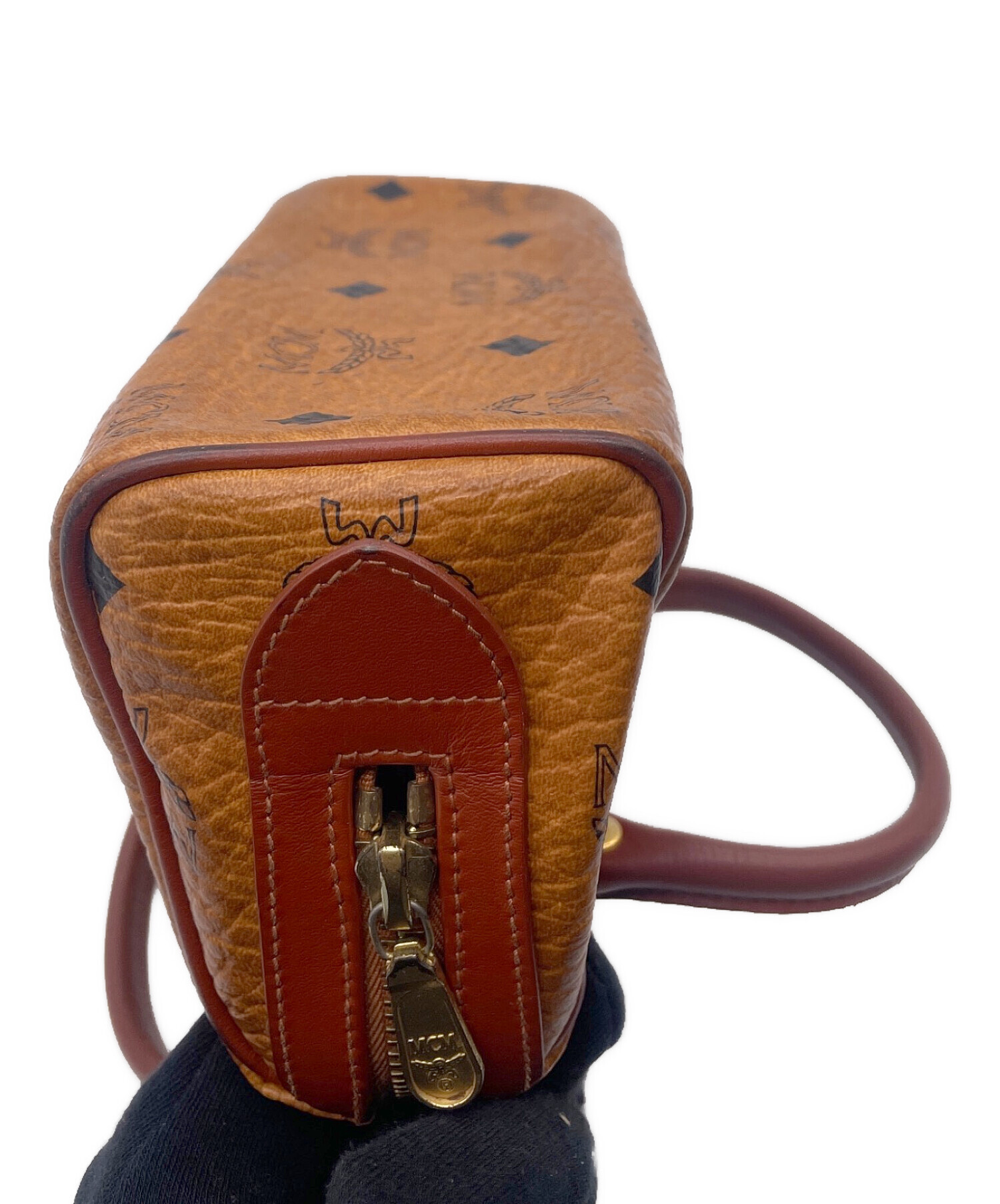 中古・古着通販】MCM (エムシーエム) ミニボストンバッグ ブラウン