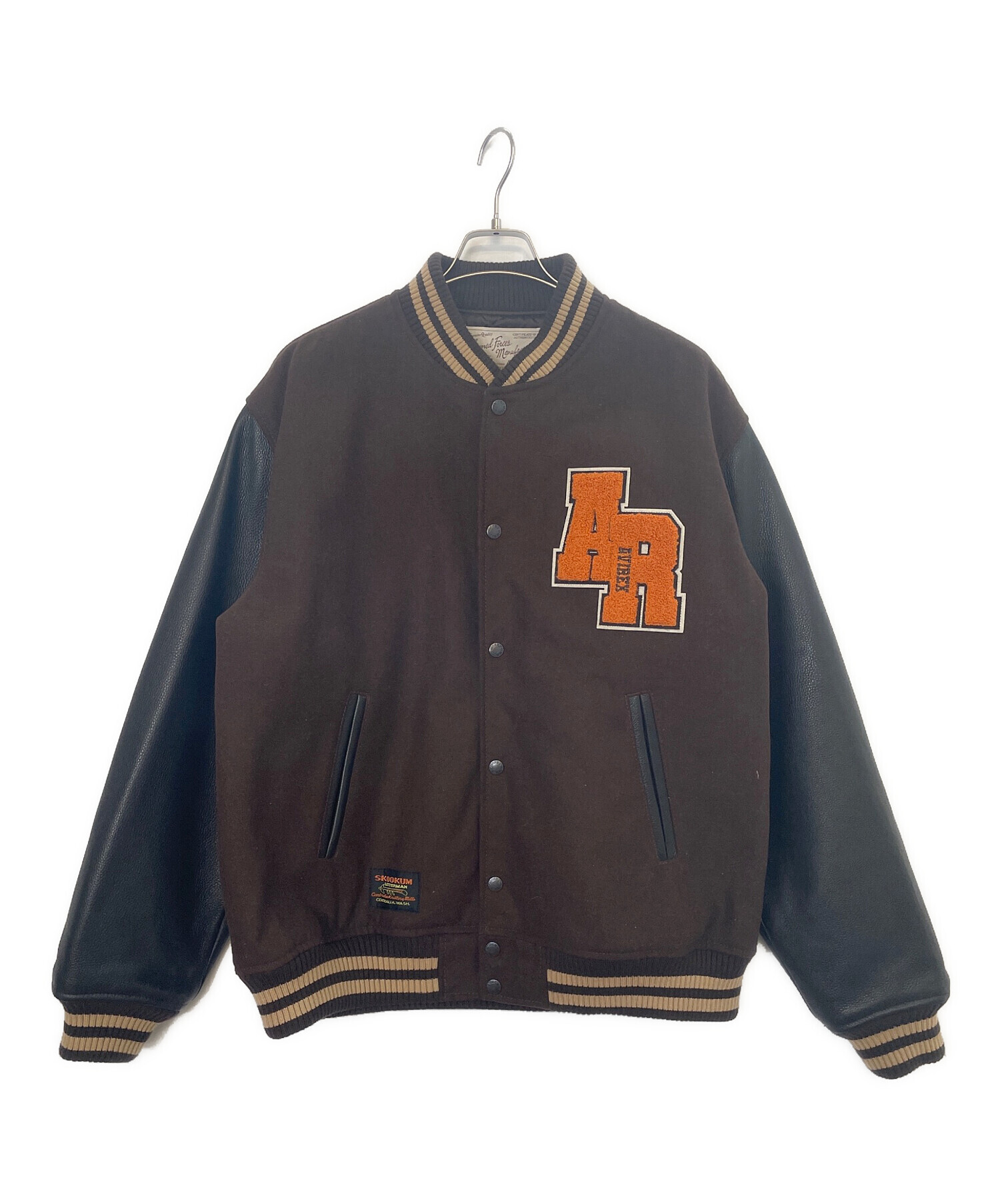 中古・古着通販】AVIREX (アヴィレックス) スタジャン ブラウン サイズ