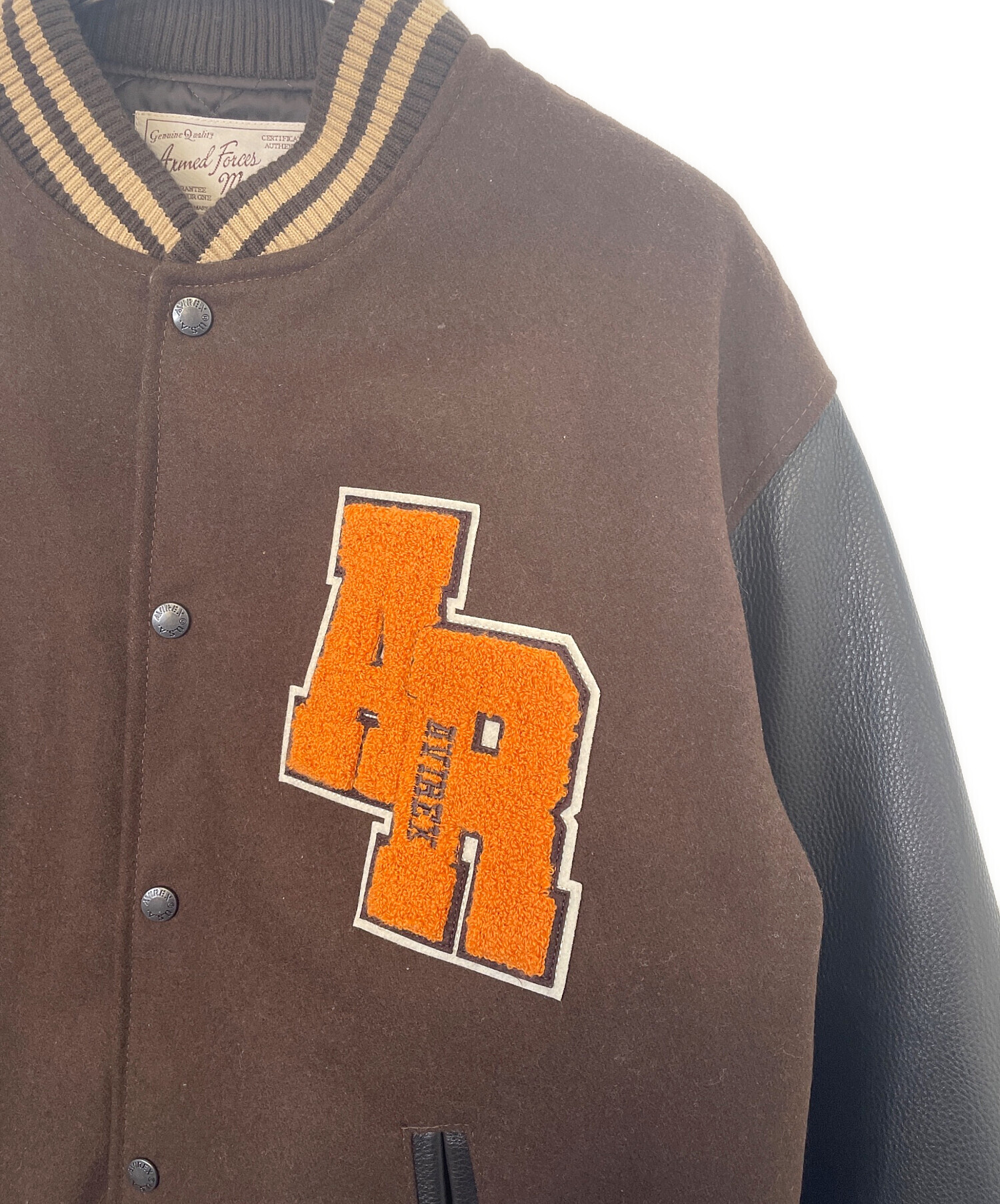 中古・古着通販】AVIREX (アヴィレックス) スタジャン ブラウン サイズ
