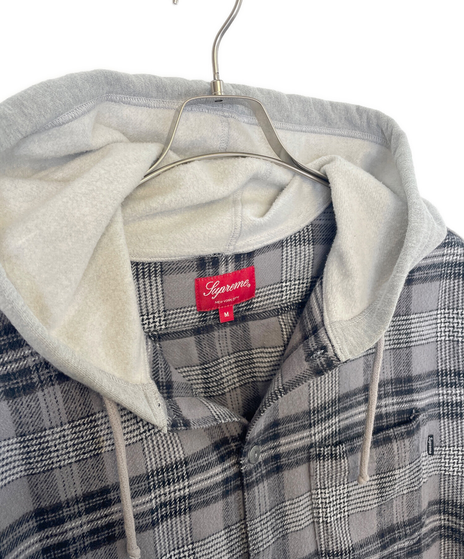 中古・古着通販】Supreme (シュプリーム) シャツパーカー グレー