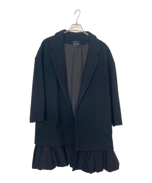 中古・古着通販】YOKO CHAN (ヨーコチャン) コート ブラック サイズ:38