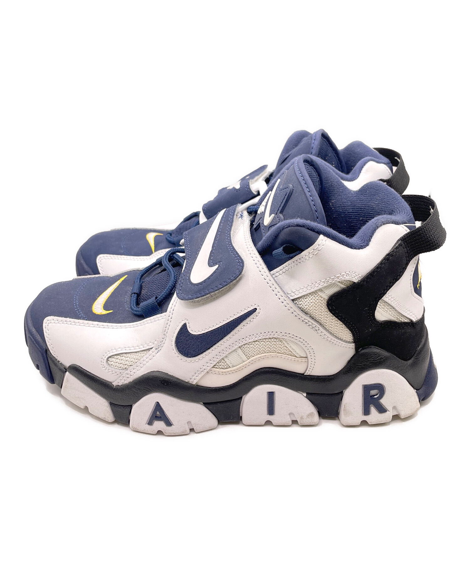 中古・古着通販】NIKE (ナイキ) ミッドカットスニーカー AIR BARRAGE 