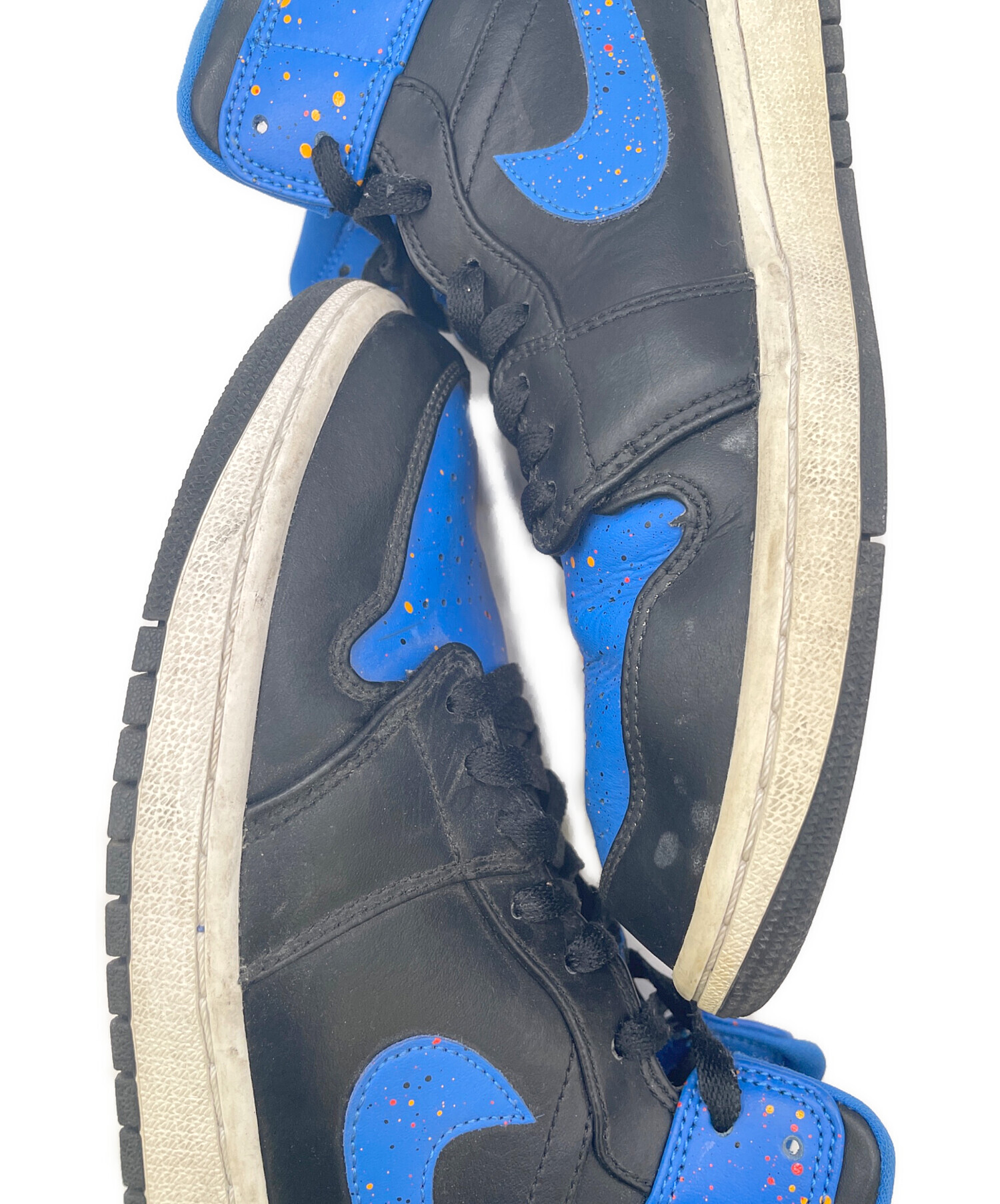 中古・古着通販】NIKE (ナイキ) AirJordanMidRoyalPaintSplatter 
