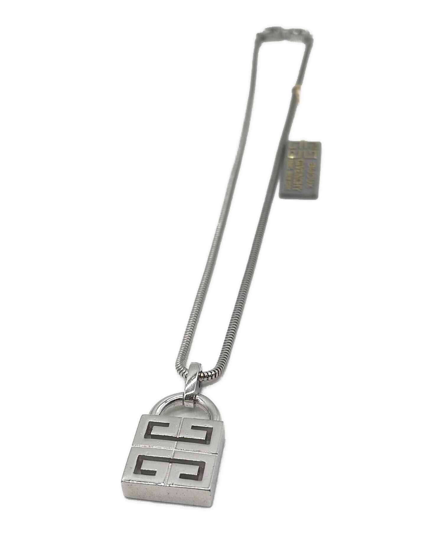 中古・古着通販】GIVENCHY (ジバンシィ) スクエアロゴネックレス