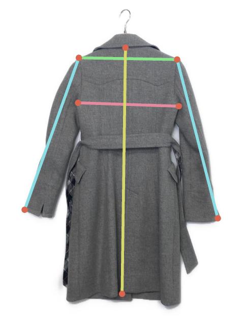 BURBERRY BLUE LABEL コート 38 グレー 中古・古着通販】BURBERRY BLUE LABEL (バーバリーロンドンブルー