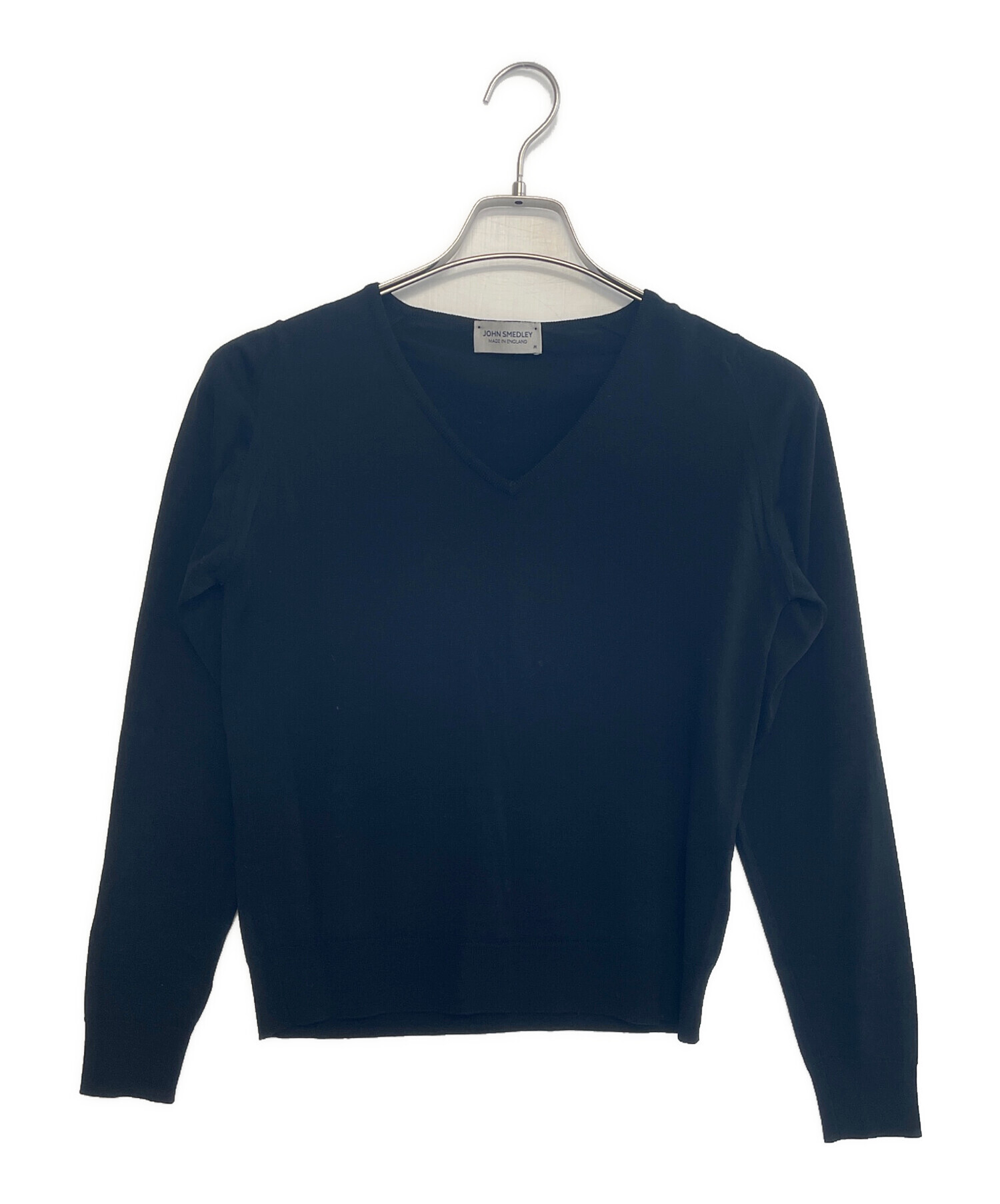 JOHN SMEDLEY ジョンスメドレー ニット・セーター S 紺 【古着】【中古】【送料無料】 JOHN SMEDLEY - JOHN SMEDLEY ジョンスメドレー ニット・セーター S 紺